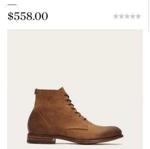 (SOLD) (NWT) FRYE "Harrison Lace Up Boot"